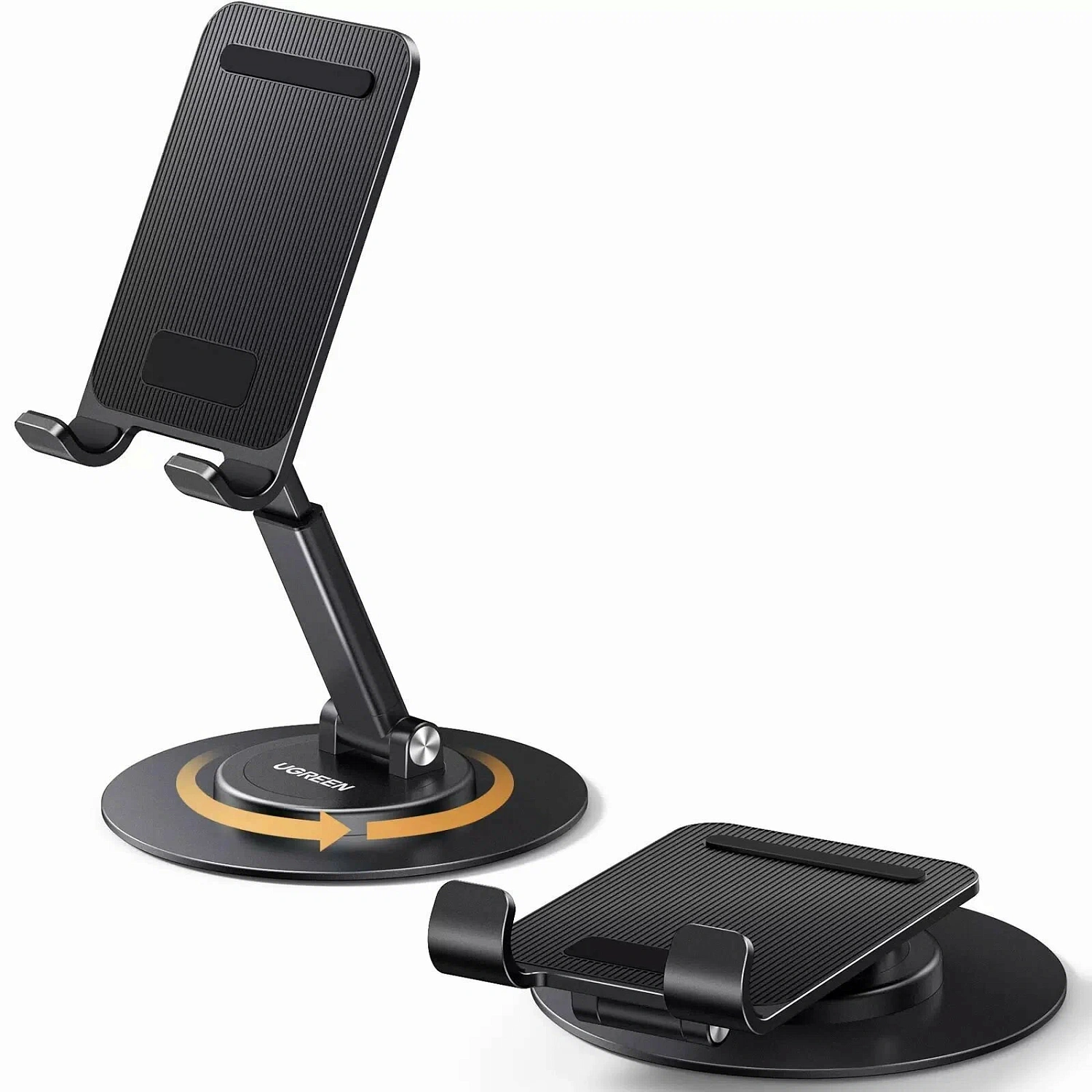 35152 Подставка для телефона складная UGREEN LP805 Swivel&Foldable Multi-Angle Phone Stand. Цвет: че